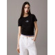 CALVIN KLEIN GRADIENT MONOLOGO SLIM TEE J20J225252 BEH-CK BLACK