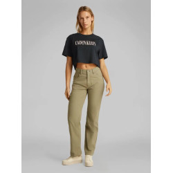 CALVIN KLEIN VARSITY CALVIN KLEIN BOXY TEE J20J225578 BEH-CK BLACK