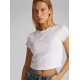 CALVIN KLEIN MONOGRAM BABY TEE LV047AB802 YAA-BRILLIANT WHITE