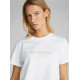 CALVIN KLEIN SS LIQUID CK CROPPED TEE LV047AB814  YAA-BRILLIANT WHITE 