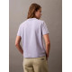 CALVIN KLEIN SS FLOCKED LOGO CN TEE LV047B851G VVH-LANGUID LAVENDER 