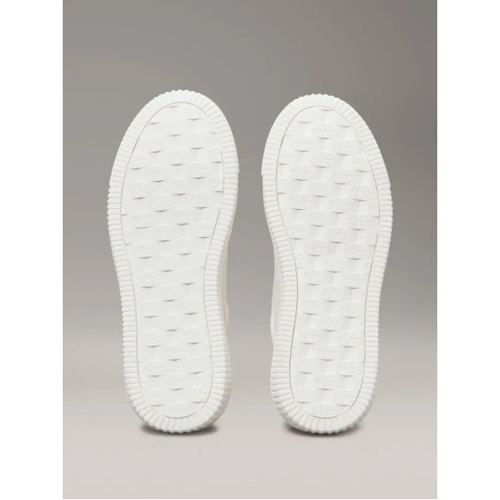 CALVIN KLEIN CHUNKY CUPSOLE LOW MG YW0YW01769 0LI-BRIGHT WHITE/SILVER 