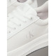 CALVIN KLEIN CHUNKY CUPSOLE LOW MG YW0YW01769 0LI-BRIGHT WHITE/SILVER 
