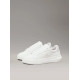 CALVIN KLEIN CHUNKY CUPSOLE LOW MG YW0YW01769 0LI-BRIGHT WHITE/SILVER 