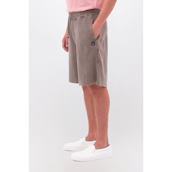DIRTY LAUNDRY WAFFLE SWEATBERMUDA DLMSB000086 VINTAGE MOCHA