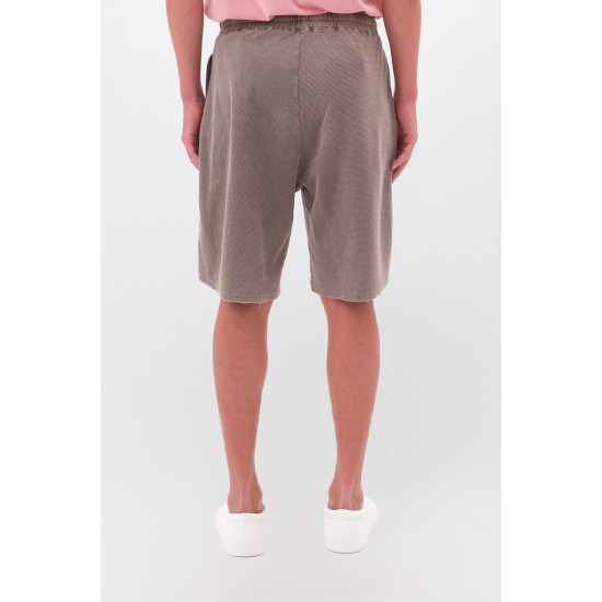 DIRTY LAUNDRY WAFFLE SWEATBERMUDA DLMSB000086 VINTAGE MOCHA