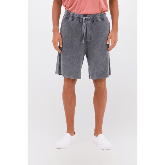 DIRTY LAUNDRY WAFFLE SWEATBERMUDA DLMSB000086 VINTAGE GREY