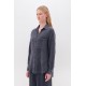 DIRTY LAUNDRY RELAXED SHIRT WITH RAW EDGES DLWS000024 VINTAGE BLUE