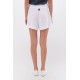 DIRTY LAUNDRY WAFFLE SWEATBERMUDA DLWSB000031 WHITE 