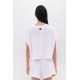 DIRTY LAUNDRY WAFFLE CROPPED T-SHIRT DLWT000112 WHITE DIRTY LAUNDRY WAFFLE CROPPED T-SHIRT DLWT000112 WHITE