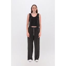 DIRTY LAUNDRY TERRY TOWEL TOP DLWTT000007 VINTAGE BLACK