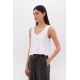 DIRTY LAUNDRY TERRY TOWEL TOP DLWTT000007 WHITE