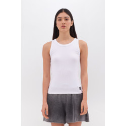 DIRTY LAUNDRY RIB TANK TOP DLWTT000009 WHITE