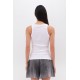 DIRTY LAUNDRY RIB TANK TOP DLWTT000009 WHITE DIRTY LAUNDRY RIB TANK TOP DLWTT000009 WHITE