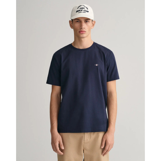 GANT REG SHIELD SS T-SHIRT 2003184 433-EVENING BLUE