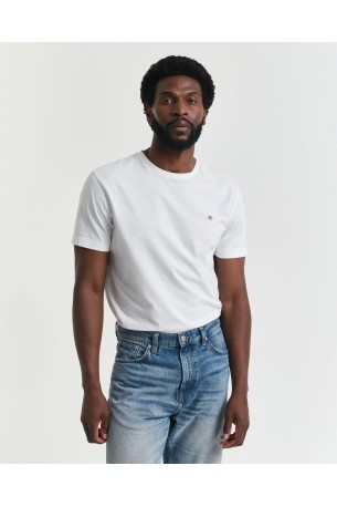 GANT REG SHIELD SS T-SHIRT 2003184 110-WHITE