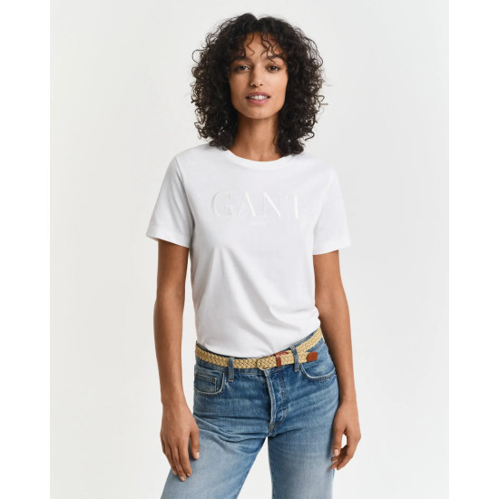 GANT TONAL GRAPHIC SS T-SHIRT 4200502 113-EGGSHELL