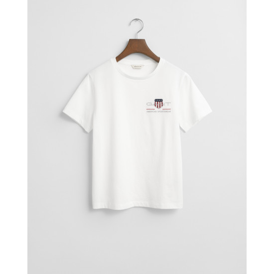 GANT REG ARCHIVE SHIELD SS T-SHIRT 4200277 110-WHITE