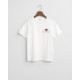 GANT REG ARCHIVE SHIELD SS T-SHIRT 4200277 110-WHITE