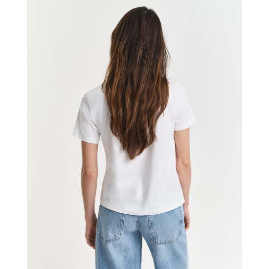 GANT REG ARCHIVE SHIELD SS T-SHIRT 4200277 110-WHITE