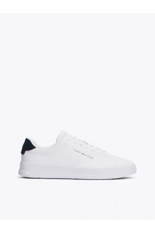 TOMMY HILFIGER TH COURT LTH DETAIL ESS FM0FM05367 0LD-WHITE/DESERT SKY 