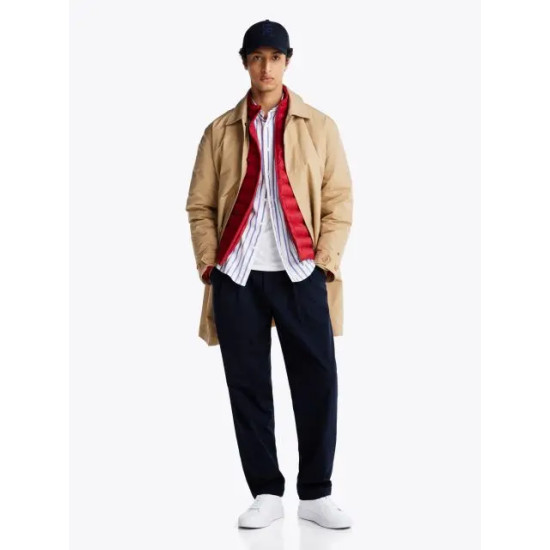 TOMMY HILFIGER TH COURT LTH DETAIL ESS FM0FM05367 0LD-WHITE/DESERT SKY 
