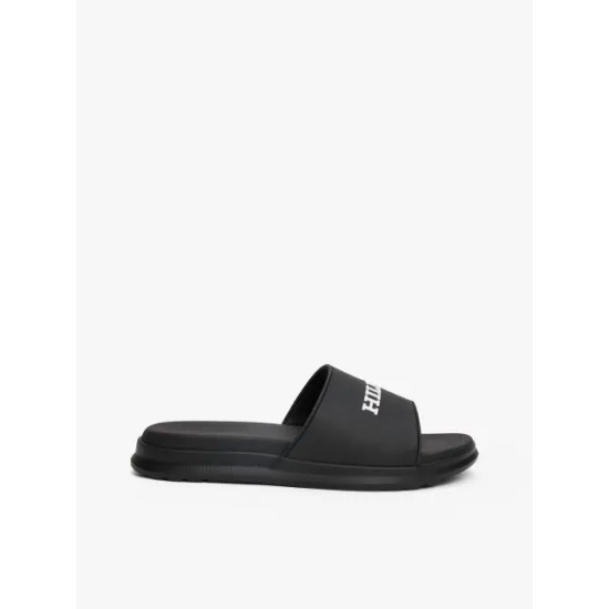 TOMMY HILFIGER DUAL DENSITY HILFIGER POOL SLIDE FM0FM05430 BDS-BLACK