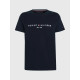 TOMMY HILFIGER CORE LOGO TEE MW0MW11465 403-SKY CAPTAIN