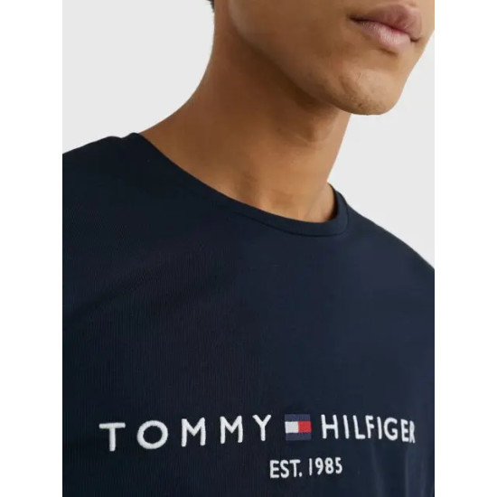 TOMMY HILFIGER CORE LOGO TEE MW0MW11465 403-SKY CAPTAIN
