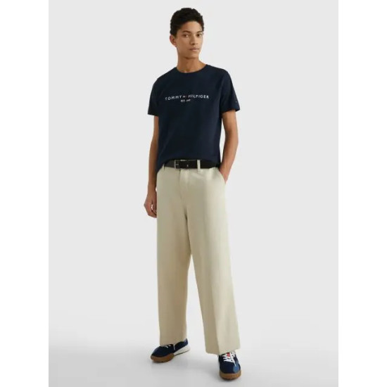 TOMMY HILFIGER CORE LOGO TEE MW0MW11465 403-SKY CAPTAIN