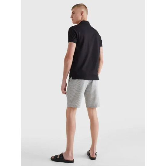 TOMMY HILFIGER 1985 SLIM POLO MW0MW17771 BDS-BLACK
