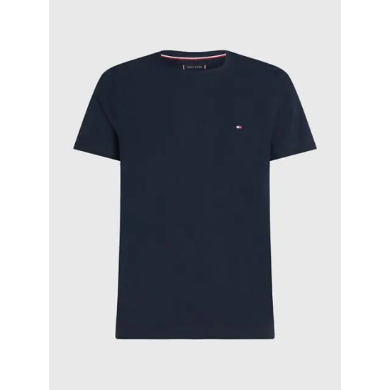 TOMMY HILFIGER CORE STRETCH SLIM C-NECK TEE MW0MW27539 DW5-DESERT SKY