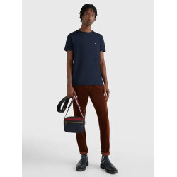 TOMMY HILFIGER CORE STRETCH SLIM C-NECK TEE MW0MW27539 DW5-DESERT SKY