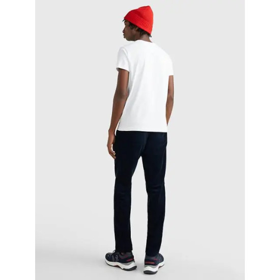 TOMMY HILFIGER CORE STRETCH SLIM C-NECK TEE MW0MW27539 YBR-WHITE