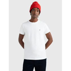 TOMMY HILFIGER CORE STRETCH SLIM C-NECK TEE MW0MW27539 YBR-WHITE