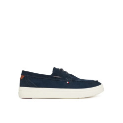 TOMMY HILFIGER MODERN LIGHT HYBRID SUEDE BOAT S FM0FM05352 DW5-DESERT SKY