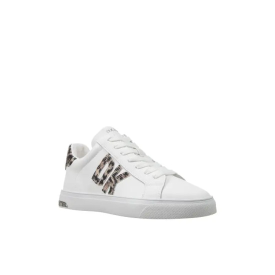 DKNY ABENI SNEAKERS K1577471 91AP-BRIGHT WHITE/NATURAL 