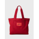 HUGO BECKY TOTE-CANVAS BAG 50536267 610-MEDIUM RED
