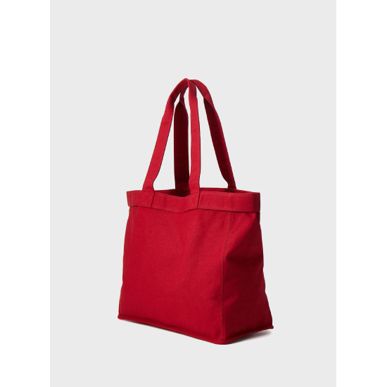 HUGO BECKY TOTE-CANVAS BAG 50536267 610-MEDIUM RED