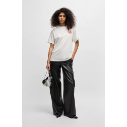 HUGO VINTAGE TEE 14 50534545 102-NATURAL