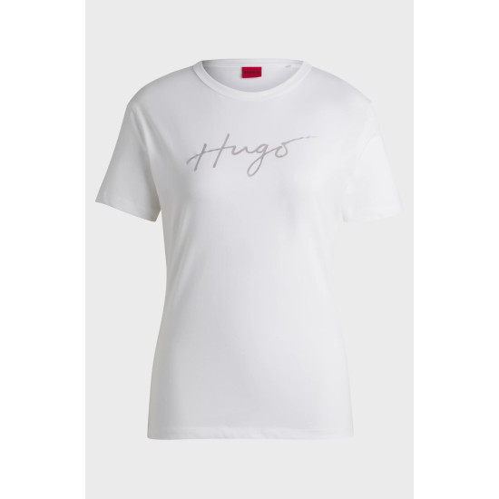 HUGO DAMACIA 3 T-SHIRT 50535491 100-WHITE