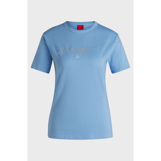 HUGO DAMACIA 3 T-SHIRT 50535491 452-LIGHT/PASTEL BLUE