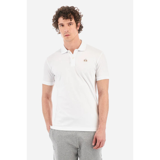 LA MARTINA MAN SS PIQUE POLO CCMP02 00001-OPTIC WHITE