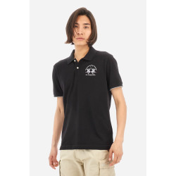 LA MARTINA MAN SS PIQUE POLO CCMP01 09999-BLACK