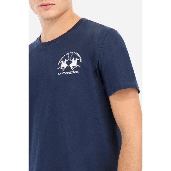 LA MARTINA MAN T-SHIRT JERSEY MAR009 07017-NAVY