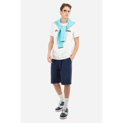 LA MARTINA MAN T-SHIRT JERSEY MAR304 00001-OPTIC WHITE 