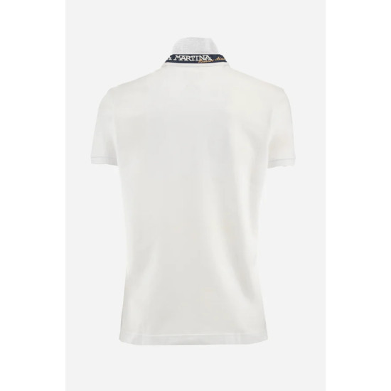 LA MARTINA MAN SS PIQUE POLO CCMP02 00001-OPTIC WHITE