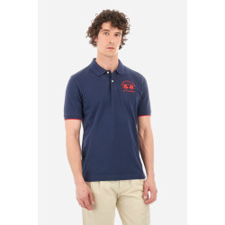 LA MARTINA MAN SS PIQUE POLO CCMP01 07017-NAVY 