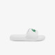 LACOSTE SLIDES 749CFA0022 082-WHT/GRN 