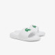 LACOSTE SLIDES 749CFA0022 082-WHT/GRN 
